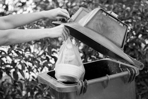 Smart waste management system with sensors